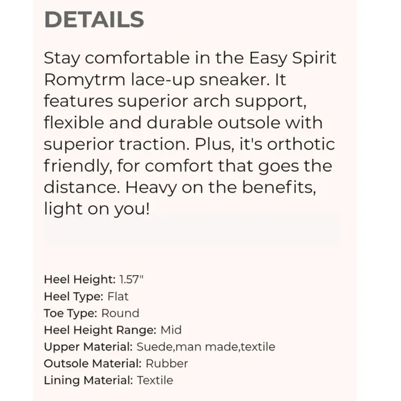 💖 Easy Spirit Women's Romytrm Lace-Up Active Sneakers