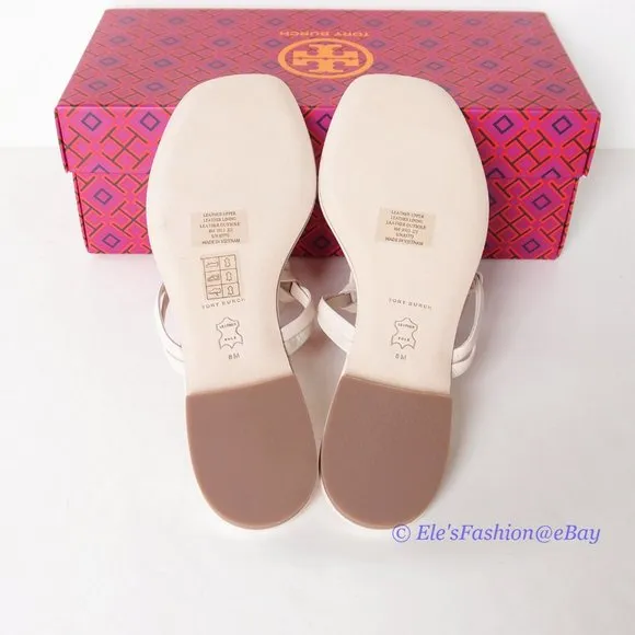❤️ NIB Tory Burch Jeweled Miller Leather Sandal Brie 6.5 7 7.5 8.5 9 9.5 AUTHNTC