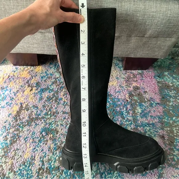 🏜️ NWT Anthropologie x FARM Rio black suede boots🏜️