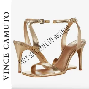 🆕⭐ Vince Camuto Gold heel sandal
