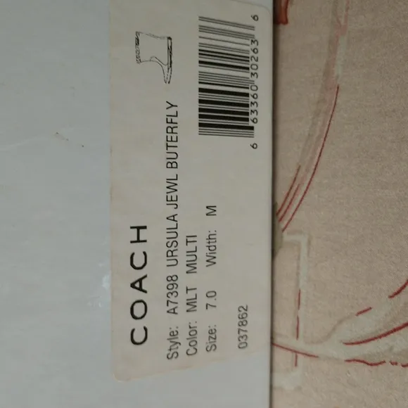 #10 PR PRICE REDUCED F COACH Ursula Jewel Butterfly Rain boots. NIB=NWT