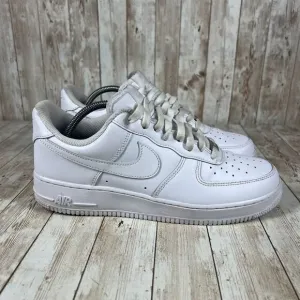 2021 Nike Air Force One 07 Triple White Retro Low Sneaker Shoes  Men's‎ 9.5