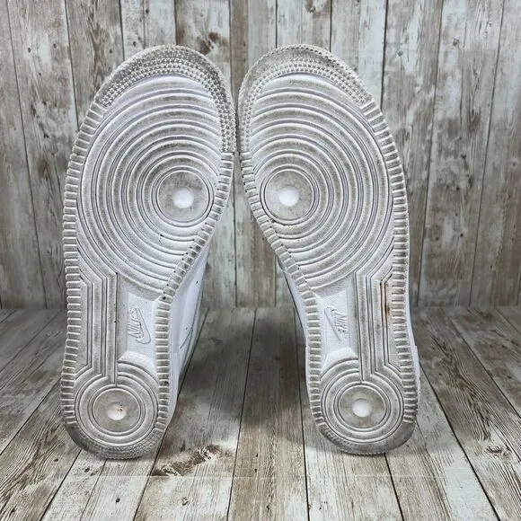 2021 Nike Air Force One 07 Triple White Retro Low Sneaker Shoes  Men's‎ 9.5