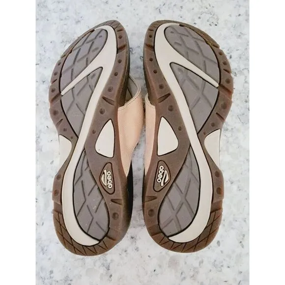 Abeo 7.5N Balboa Comfort Flip-Flops Thongs Tan NEW No Box
