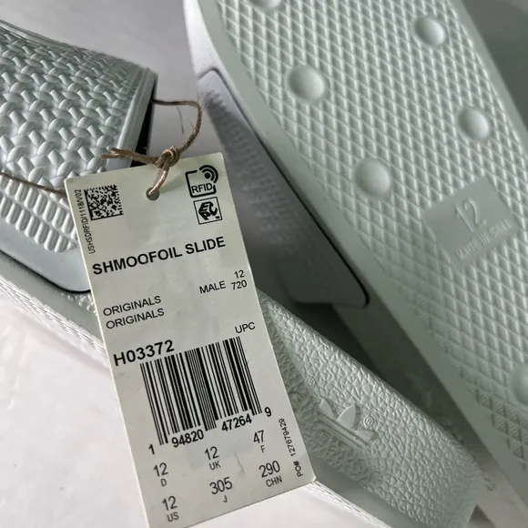 Adidas 11 Men’s White Shmoofoil slides