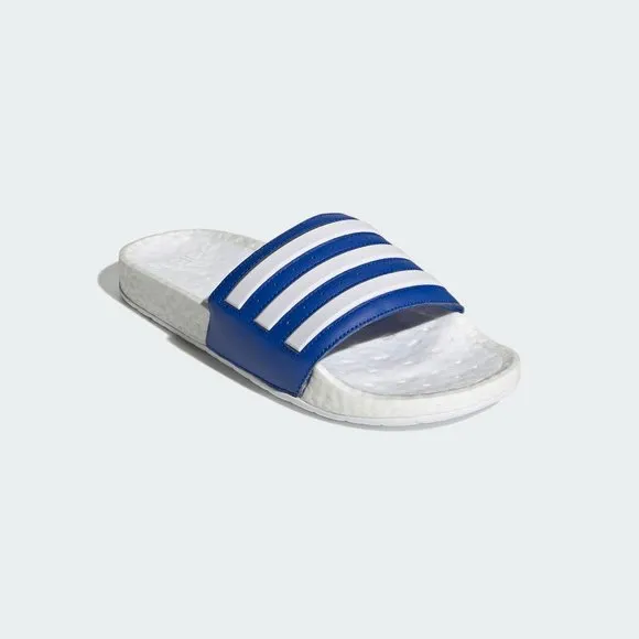 Adidas ADILETTE BOOST Slides Men's Sandals Slippers Flip-Flops White Siz…