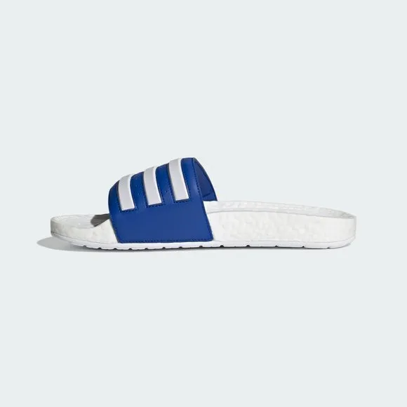 Adidas ADILETTE BOOST Slides Men's Sandals Slippers Flip-Flops White Siz…