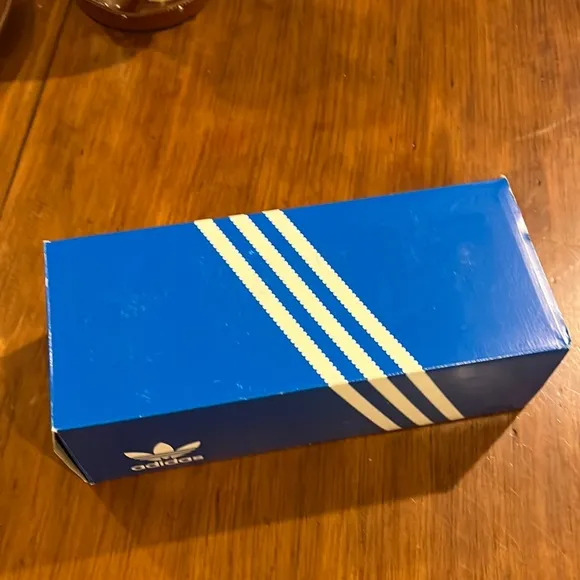 Adidas Adilette slides sandals new easy blue flip flops Italy BA7539 Mens Size 9