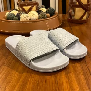 Adidas Adilette slides sandals new easy blue flip flops Italy BA7539 Mens Size 9