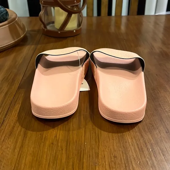 Adidas Adilette slides sandals shoes Hazel Coral flip flops Italy BA7538 Men’s 9
