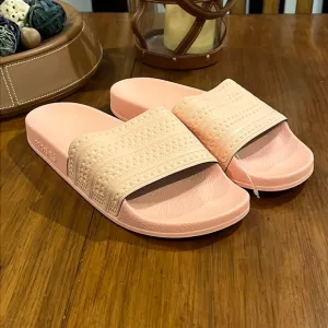 Adidas Adilette slides sandals shoes Hazel Coral flip flops Italy BA7538 Men’s 9