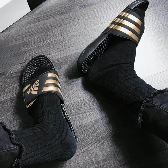 Adidas • Adissage Slide Sandals from Finish Line