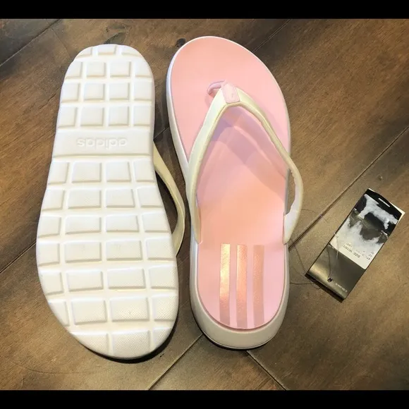 ADIDAS COMFORT FLIP-FLOPS PINK NEW