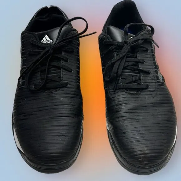 ADIDAS GOLF Men’s 10.5 Black Waterproof BOOST Shoes Softspike