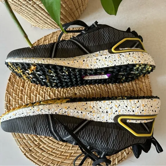 Adidas Men’s Solarthon Spikeless Golf Shoes Black Solar Gold 11.5