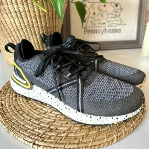 Adidas Men’s Solarthon Spikeless Golf Shoes Black Solar Gold 11.5