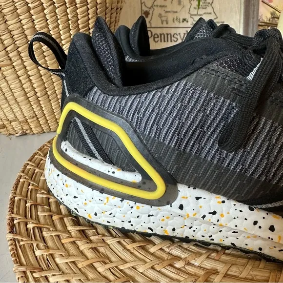 Adidas Men’s Solarthon Spikeless Golf Shoes Black Solar Gold 11.5