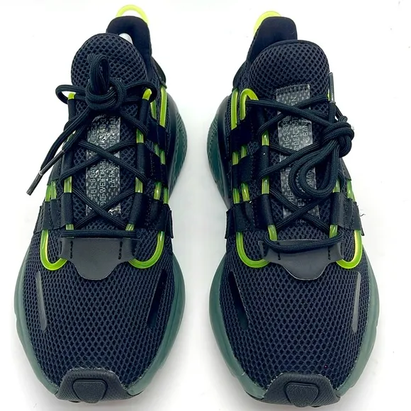 adidas Originals LXCON Men's Size 8.0 Running Shoes Core Black Green EF9678