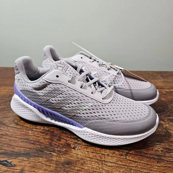 Adidas Summervent Grey Silver Purple Womens size 10 Spikeless Golf Shoes GV9749