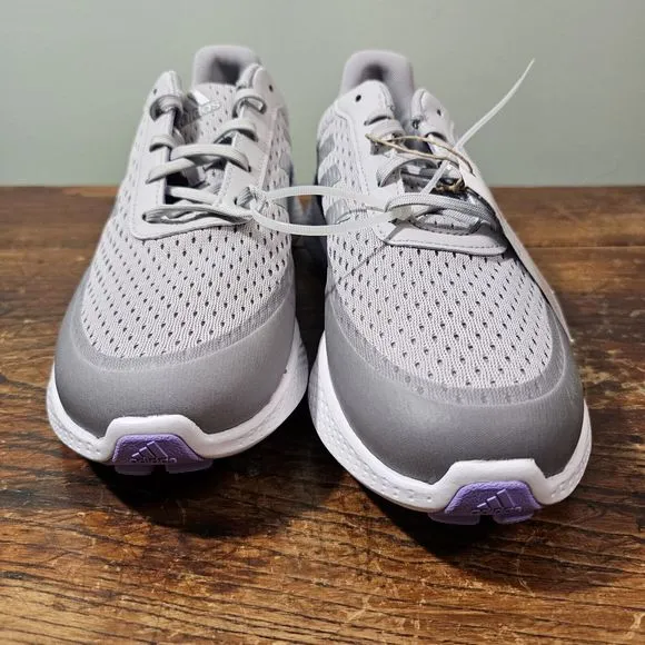 Adidas Summervent Grey Silver Purple Womens size 10 Spikeless Golf Shoes GV9749