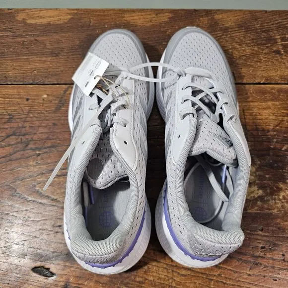 Adidas Summervent Grey Silver Purple Womens size 10 Spikeless Golf Shoes GV9749