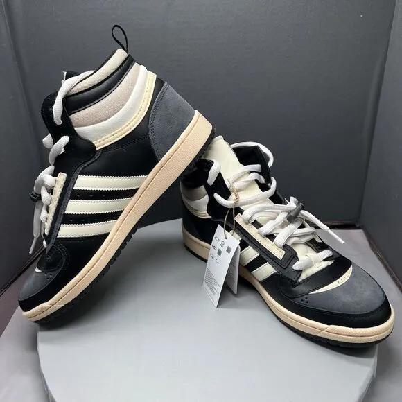 Adidas Top Ten LP Black/White-Wonder Beige IE7241 Men Size 8.5 NEW