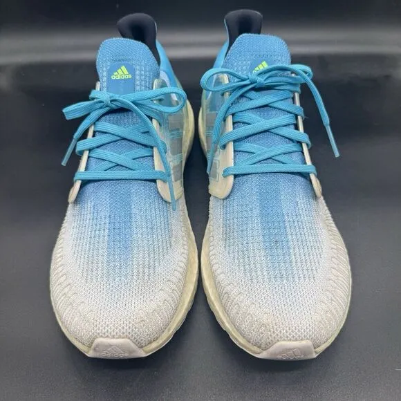Adidas Ultraboost 20 Lightweight Running Shoes Blue FV8324 Mens Size 10.5 EUC