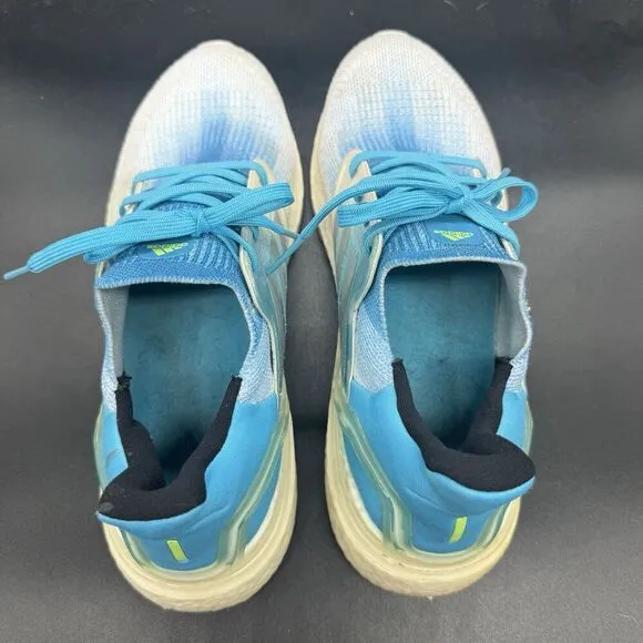 Adidas Ultraboost 20 Lightweight Running Shoes Blue FV8324 Mens Size 10.5 EUC