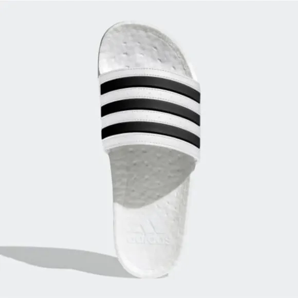 Adidas White Boost Slides Flip Flops NWT Size 10