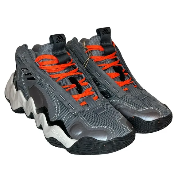 Adidas Women's Exhibit B Candace Parker Mid Basketball Shoes Gray GZ2351 Size 7