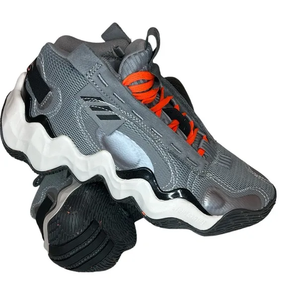 Adidas Women's Exhibit B Candace Parker Mid Basketball Shoes Gray GZ2351 Size 7