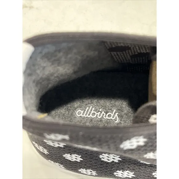 Allbirds Mens 13 Tree Topper High Top Shoes Polkadots Gray White Sneakers NWB