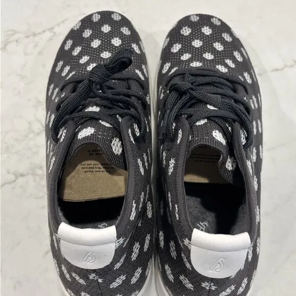 Allbirds Mens 13 Tree Topper High Top Shoes Polkadots Gray White Sneakers NWB