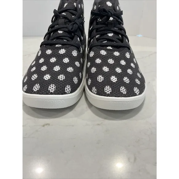 Allbirds Mens 13 Tree Topper High Top Shoes Polkadots Gray White Sneakers NWB