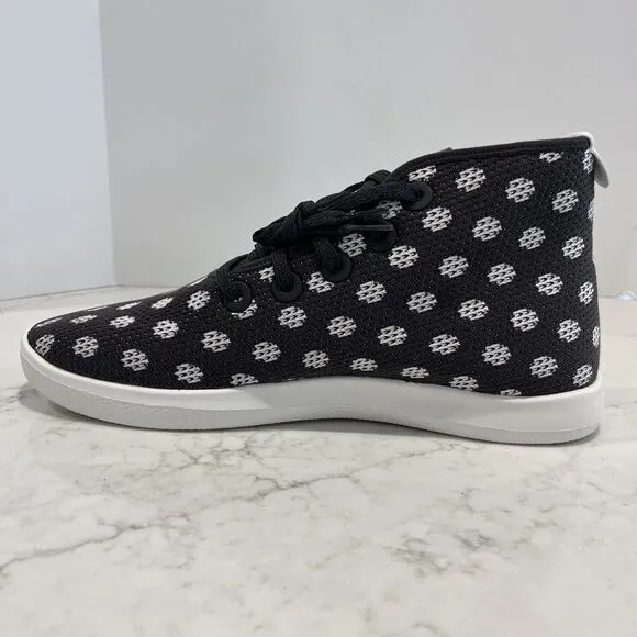 Allbirds Mens 13 Tree Topper High Top Shoes Polkadots Gray White Sneakers NWB