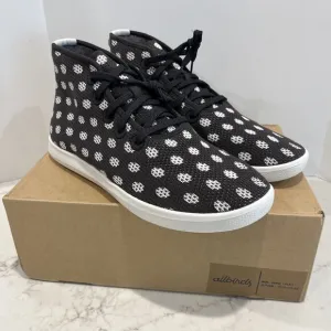 Allbirds Mens 13 Tree Topper High Top Shoes Polkadots Gray White Sneakers NWB