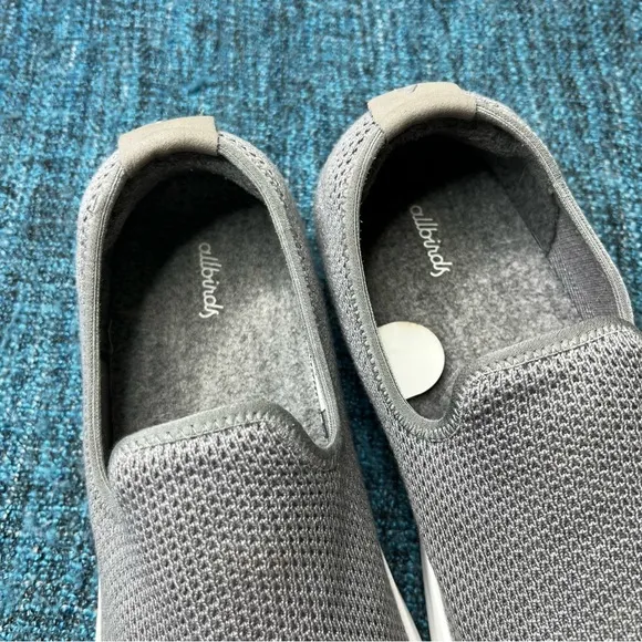 Allbirds Tree Loungers Lightweight Slip On Shoes in Mist Grey White