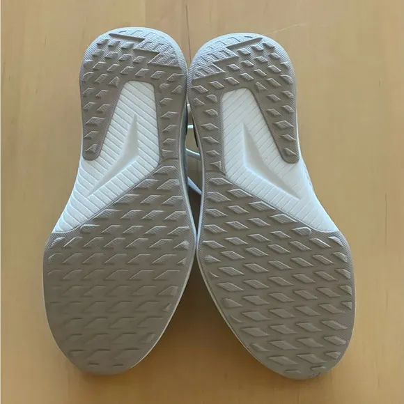 Allbirds White and Brown Athletic Shoes with Breathable Mesh