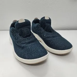 Allbirds Wool Runner Mizzle Aurora Blue &amp; Cream Water Resistant Size 8 Merino