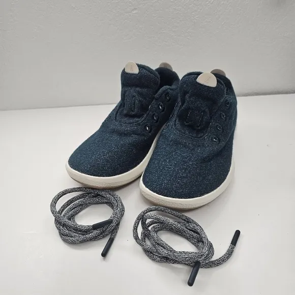 Allbirds Wool Runner Mizzle Aurora Blue &amp; Cream Water Resistant Size 8 Merino