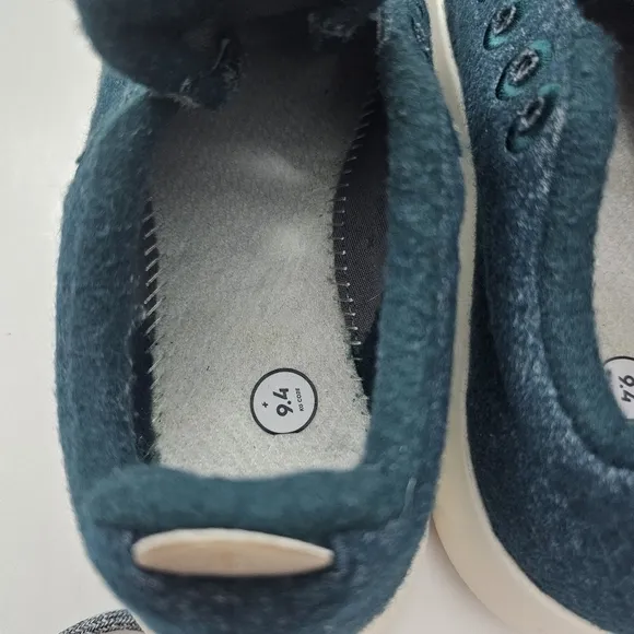 Allbirds Wool Runner Mizzle Aurora Blue &amp; Cream Water Resistant Size 8 Merino