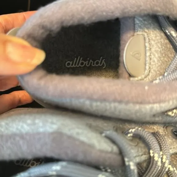 Allbirds Wool Runner Up Mizzle Medium Light Grey Women Size 10
