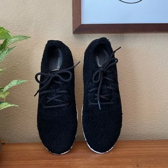 Allbirds Shoes Wool Runner Fluff Natural Black M10