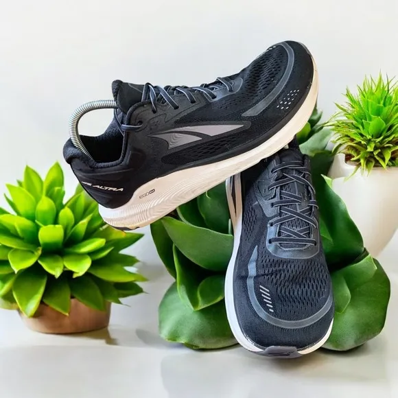 Altra Running Shoe Lightweight Breathable Zero Drop Athletic Black US 12