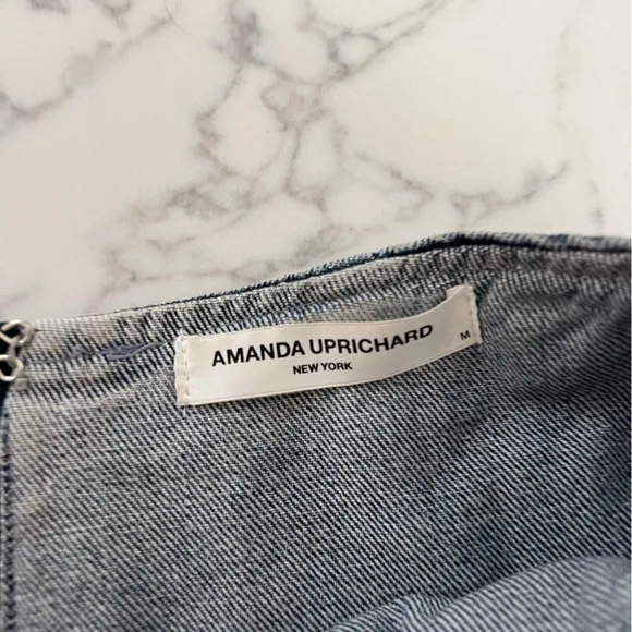 Amanda Uprichard Jupe-Short Dale Denim Skort - Size M