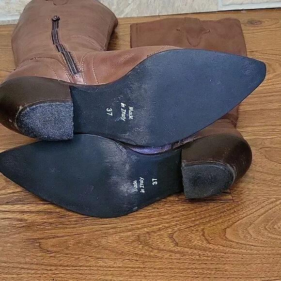 Amazing Made in Italy Tall Butter Soft Leather boots