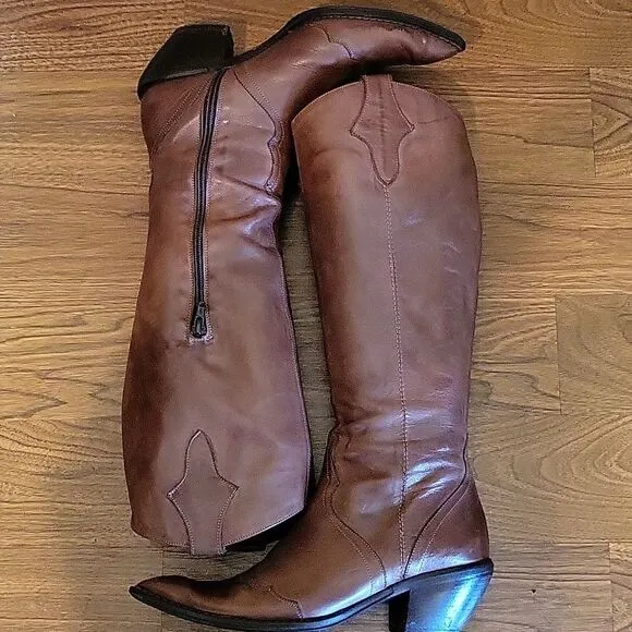 Amazing Made in Italy Tall Butter Soft Leather boots