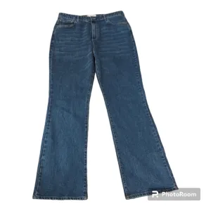 American Tall Britney High Rise Bootcut Blue Mid Washed Jeans Women's 36&quot;Wx35&quot;L
