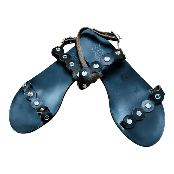 Ancient Greek Sandals Brown Minimalist Sandals