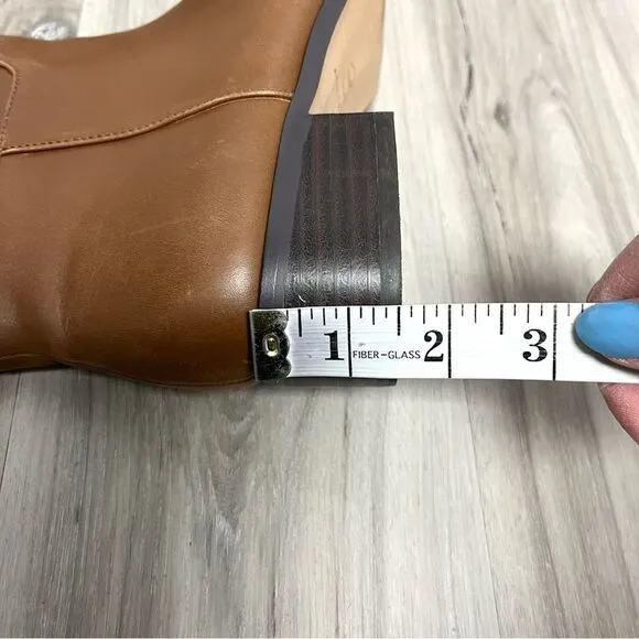 Ann Taylor Boots Women’s 6.5 Brown Square Toe Tall Leather Riding